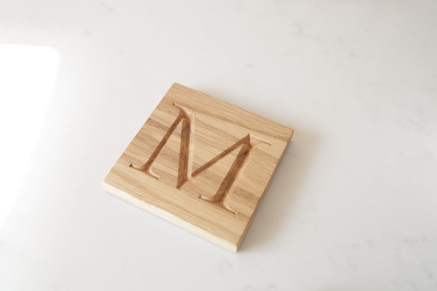 Alphabet coaster