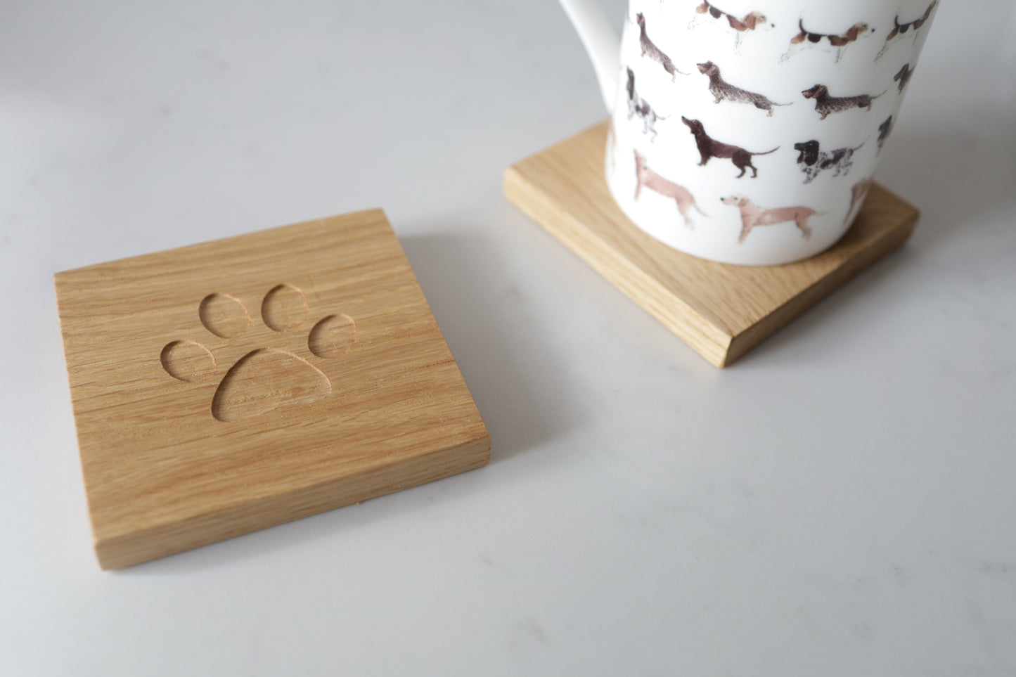 Paw Print Coaster